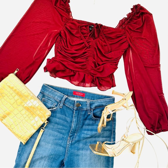 Lulu’s Ruffled Peplum Top - Picture 6 of 6